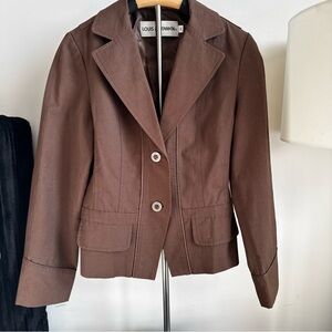 Louis Meenmen Chocolate Brown Women's Blazer